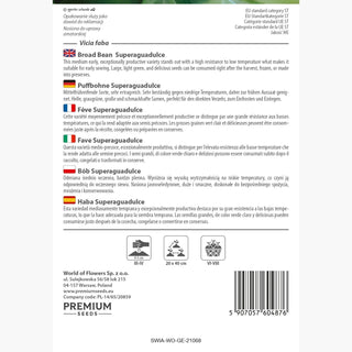 Puffbohne - Superaguadulce - Spanische Puffbohne Mit Langen Schoten