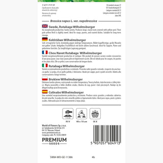 Kohlrüben - Wilhelmsburger - Deutsche Sorte, Hervorragend Lagerfähig - Brassica napus L. var. napobrassica