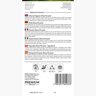 Chili - Alma Picante - Würzig, Leicht Süßlich, Bunt