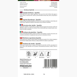 Garten Eisenkraut - Sparkle - Kompakter Wuchs, Ideal Für Balkonkästen - Verbena hybrida