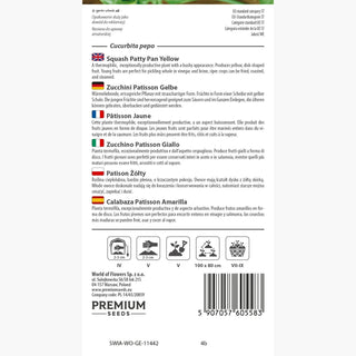 Zucchini Patisson Gelbe - Zart, Ideal Zum Einlegen