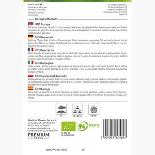 BIO Borretsch - Schöne Und Nektarreiche Pflanze - Borago officinalis